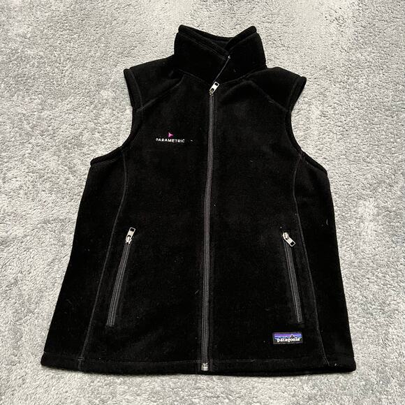 Patagonia Jackets & Blazers - Patagonia Synchilla Vest Womens Medium Fleece Zip Outdoors Hiking Black